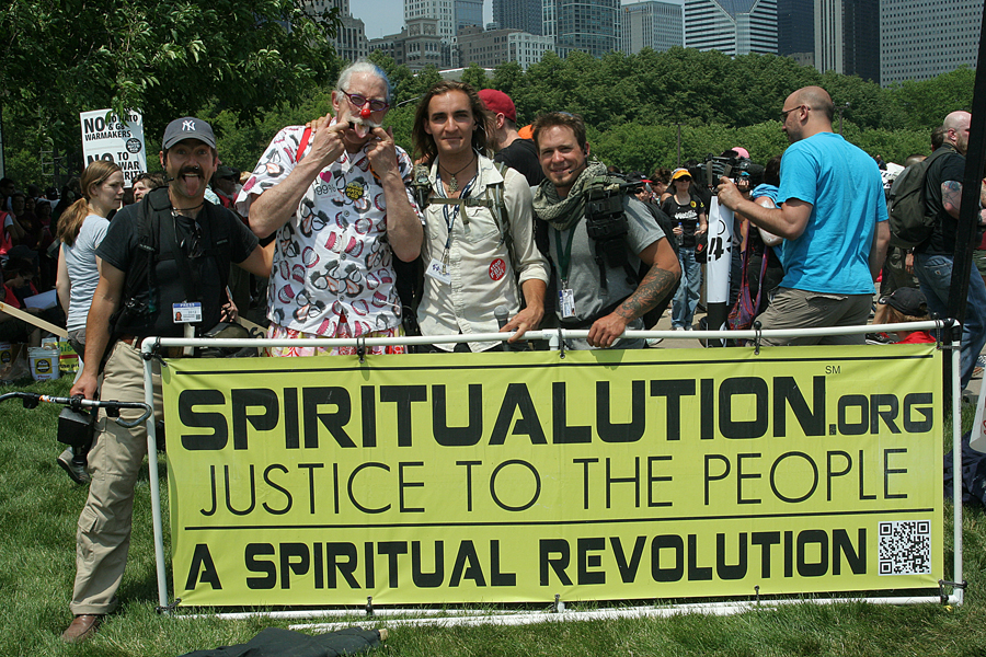 Spiritualution Campaign: protests