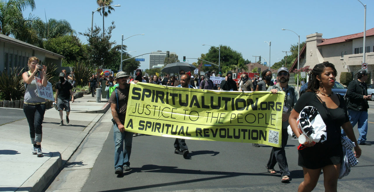 Spiritualution Campaign: protests